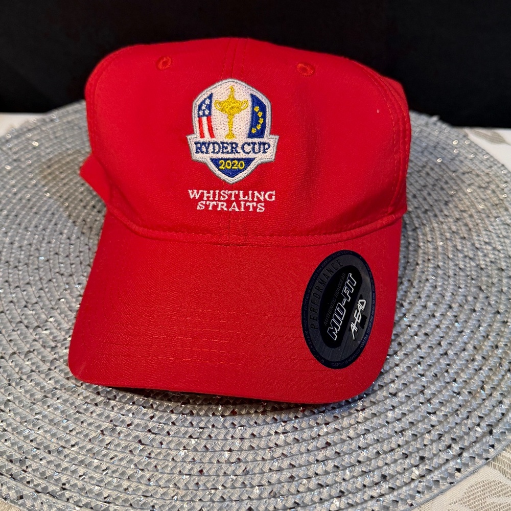 NWT Ryder Cup 2020 Whistling Straits Golf Ahead Adjustable Hat